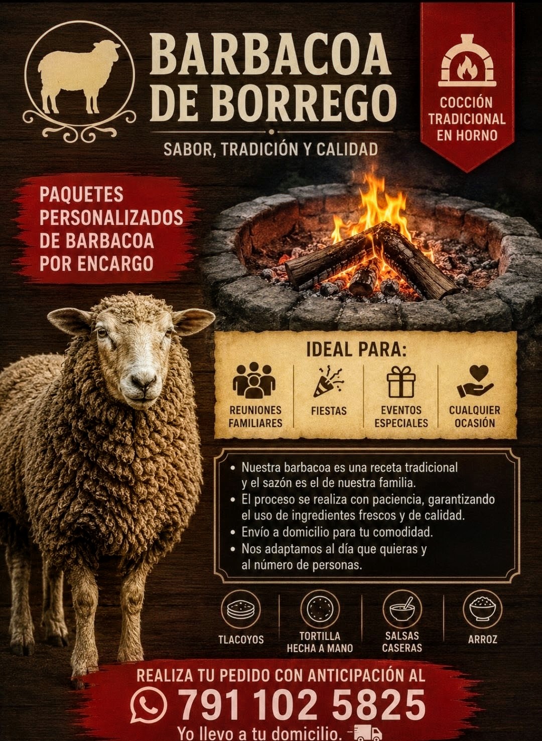 Barbacoa bajo pedido portada