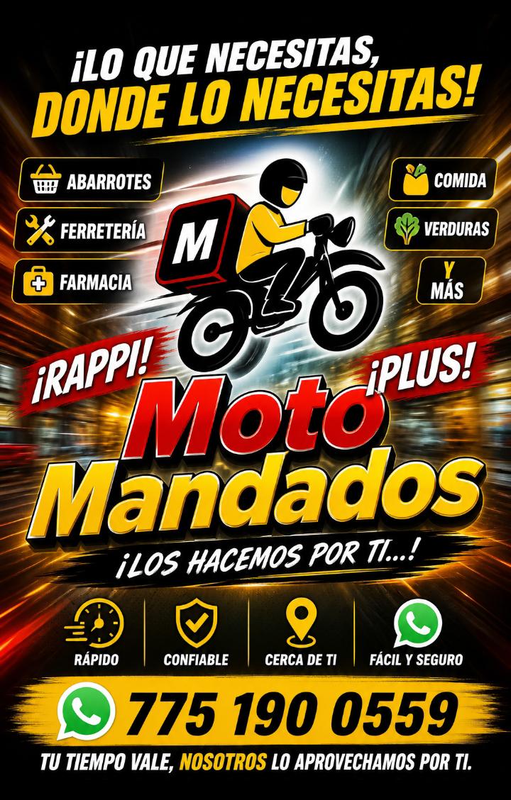 Servicio de mandaditos rappi plus portada