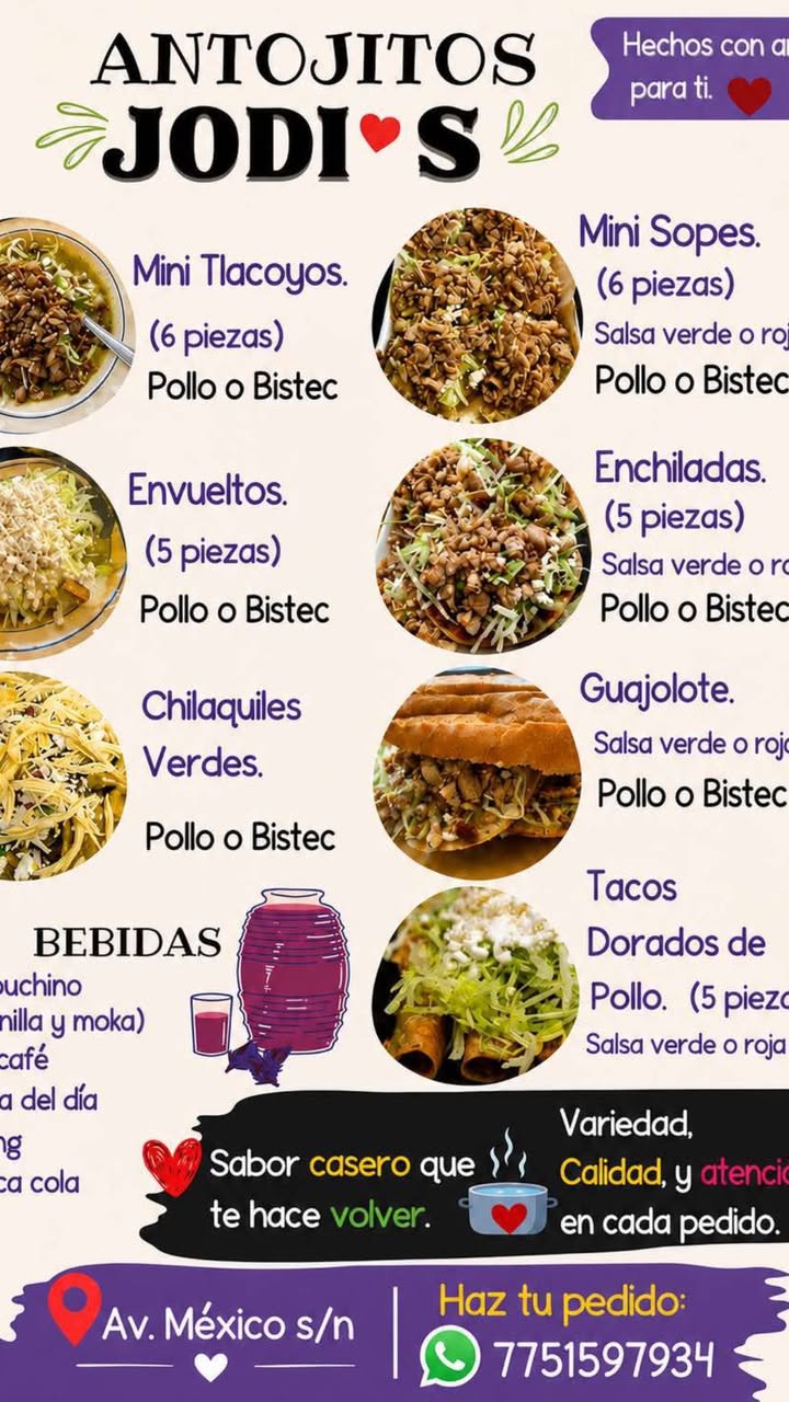 Antojitos JODI'S portada
